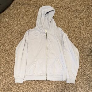 Aeropostale Light Purple Zip-up Hoodie